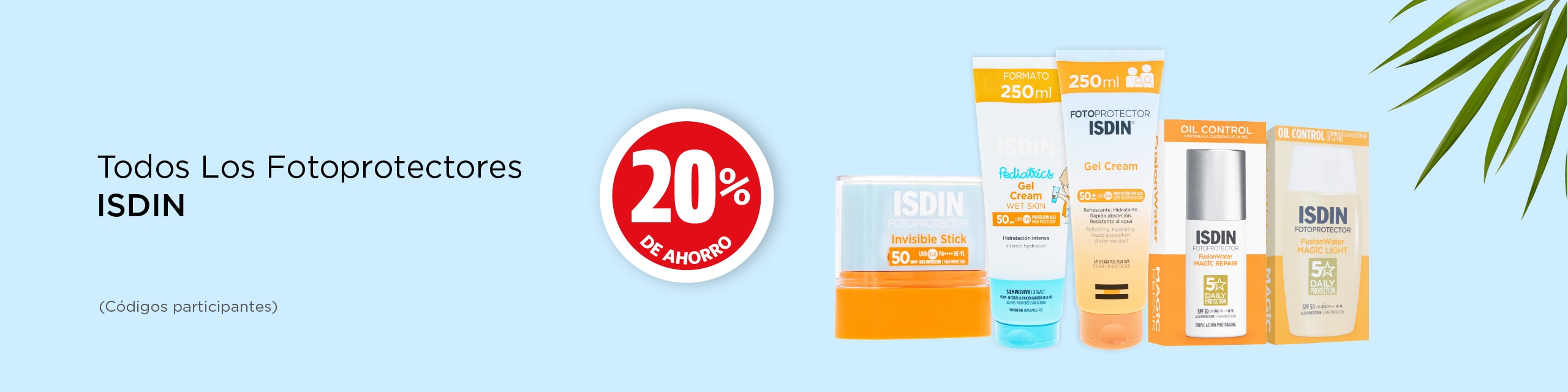 isdin 20% de ahorro